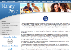 NannyPaye - old website