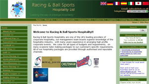 Racing and Ball Sports - old website